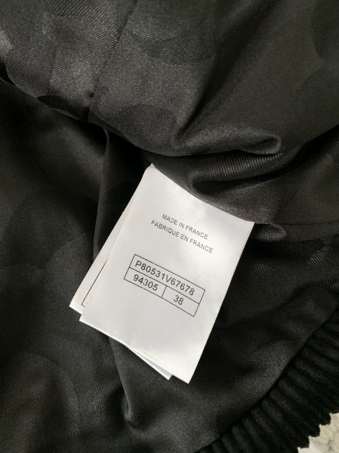 26 Black Silk-Blend Tweed Jacket