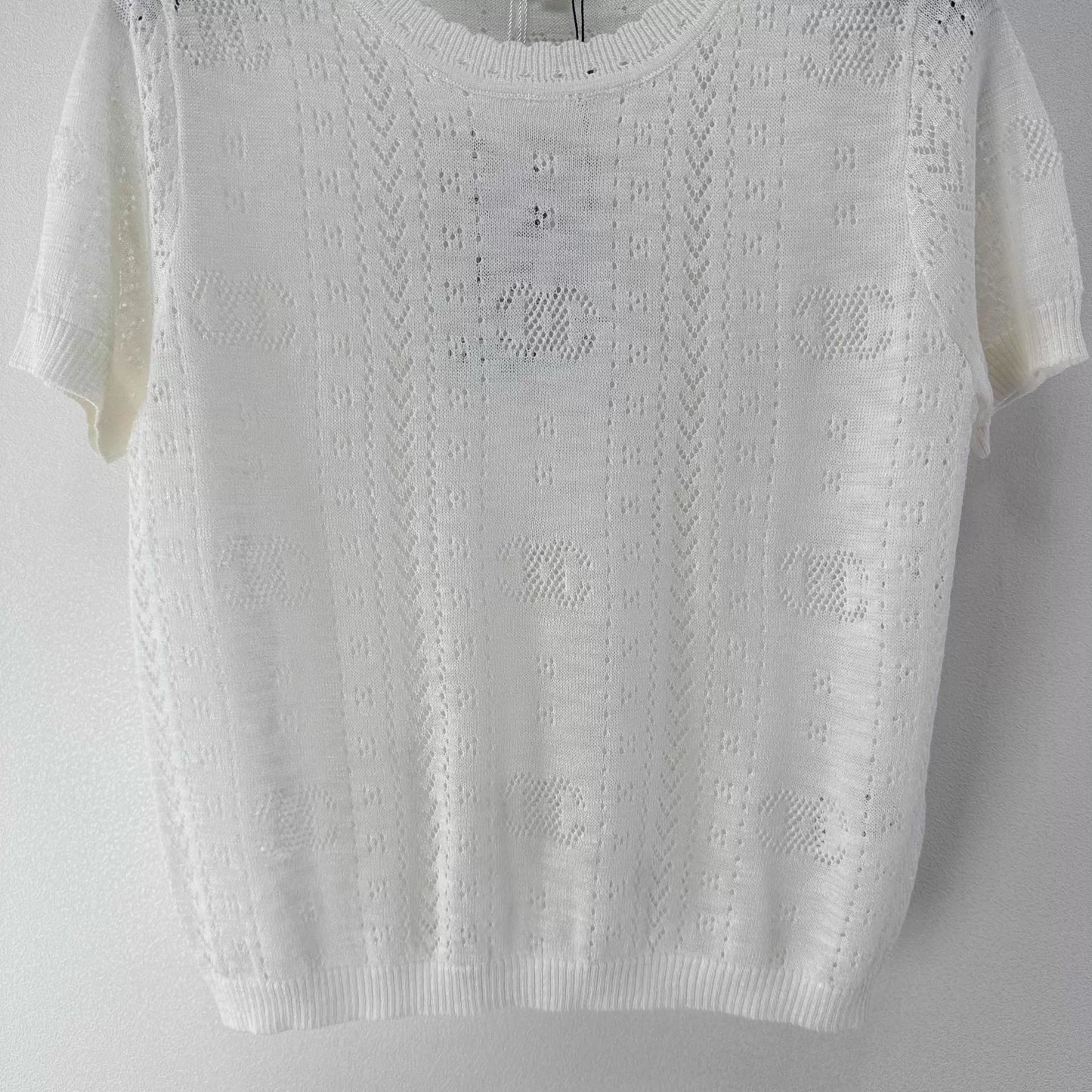 26ss Openwork Knit T-shirt