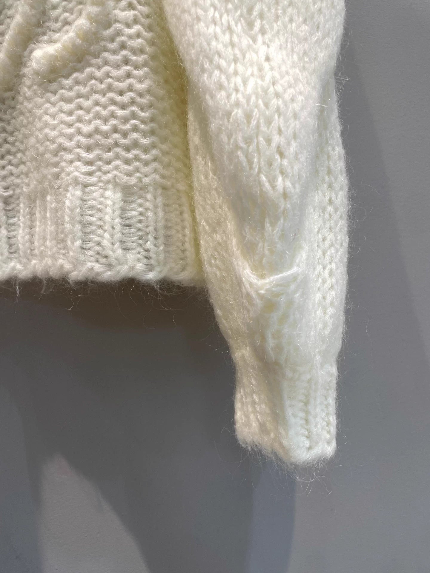 Mohair Long-Sleeve Sweater