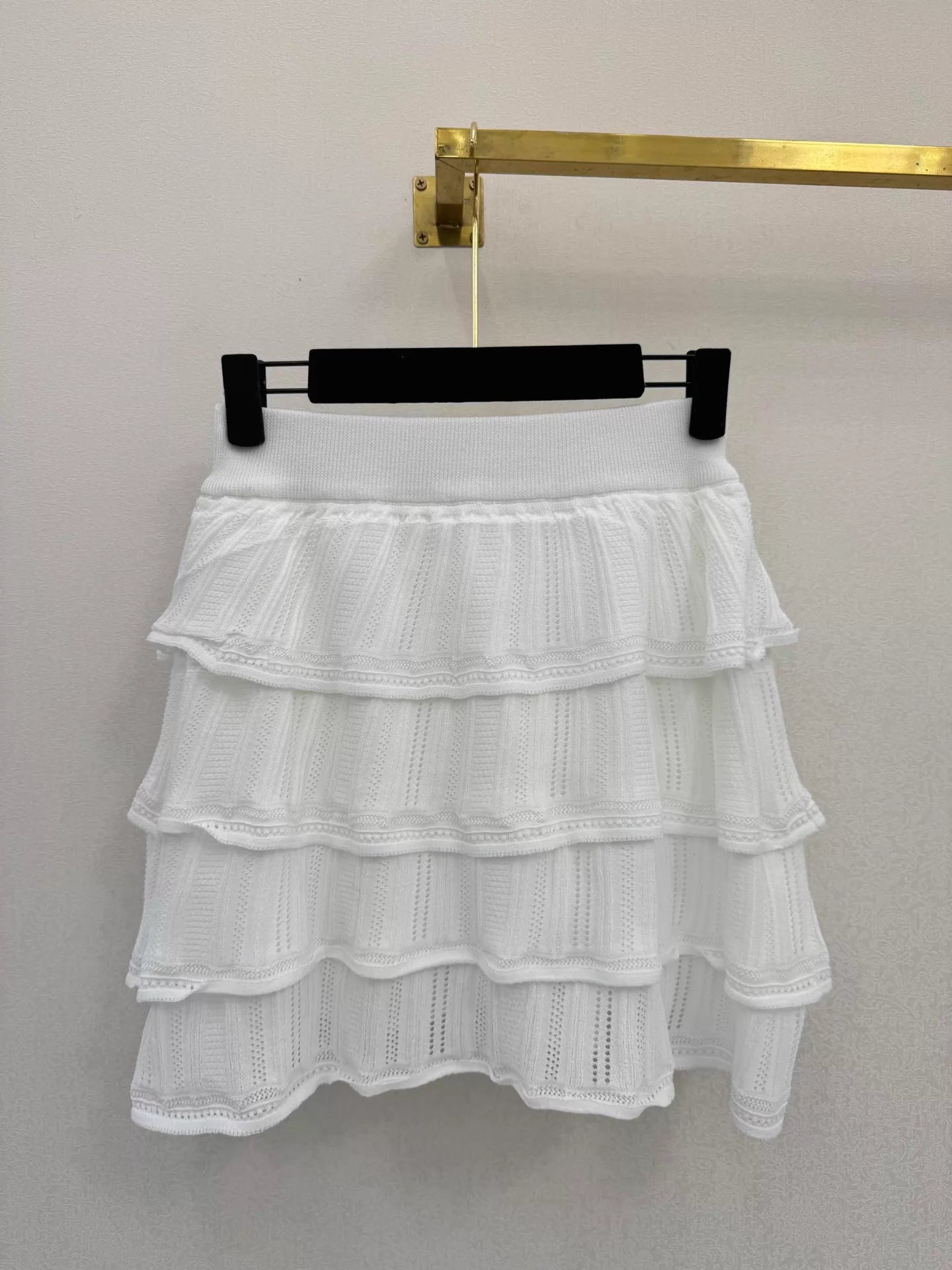 26ss Knitted Cardigan + Skirt Set