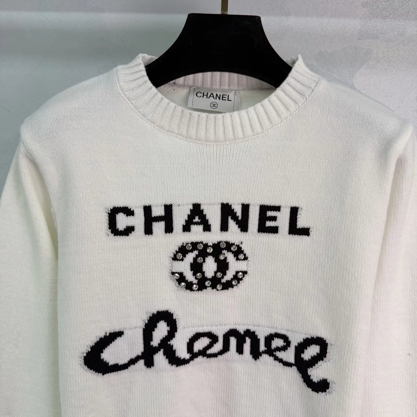 Letter Jacquard Sweater