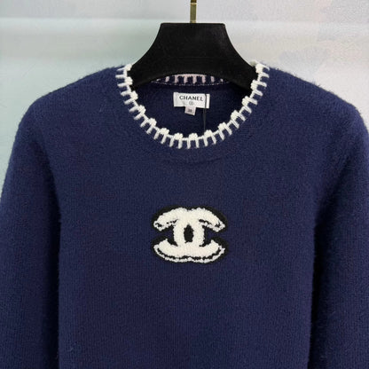 Color-blocked Knit Sweater