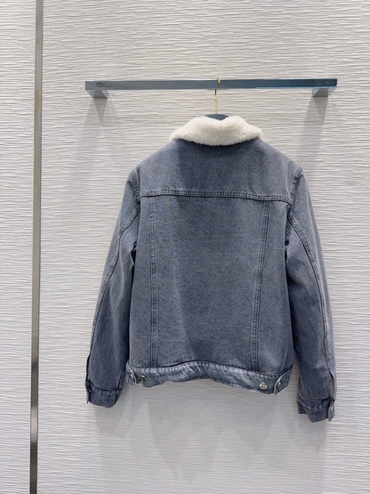 26New Long-Sleeve Jacket and Trousers Denim Set