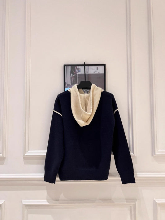 Preppy Hooded Sweater