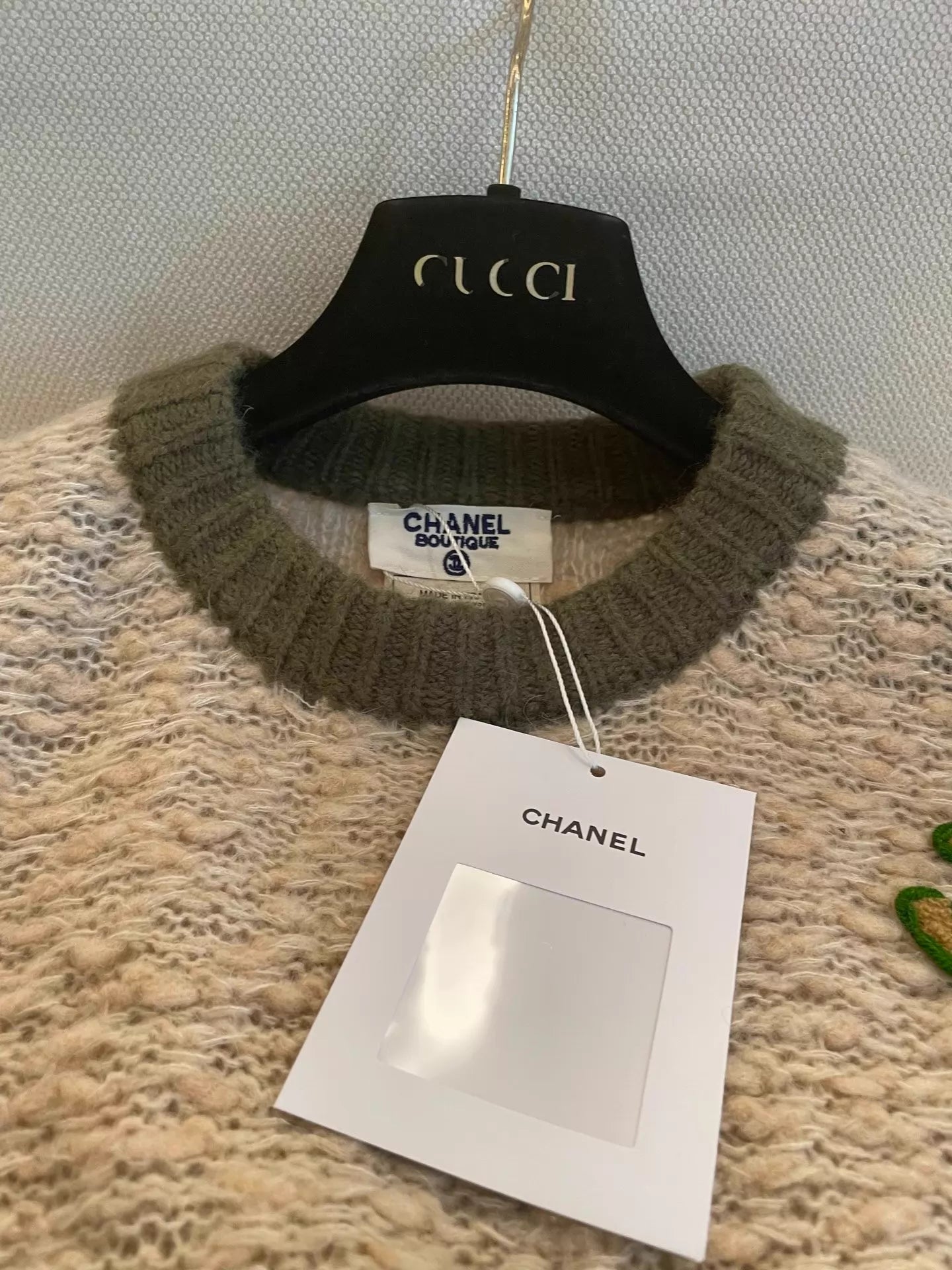 Color-blocked sweater