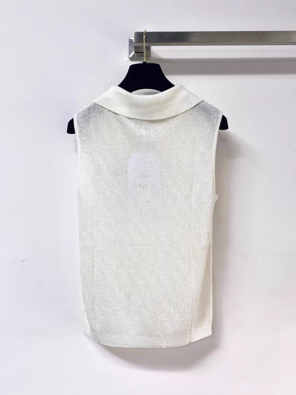 26ss logo-decorated vest