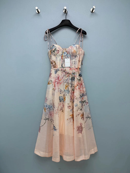 26New Floral-Print Spaghetti-Strap Maxi Dress