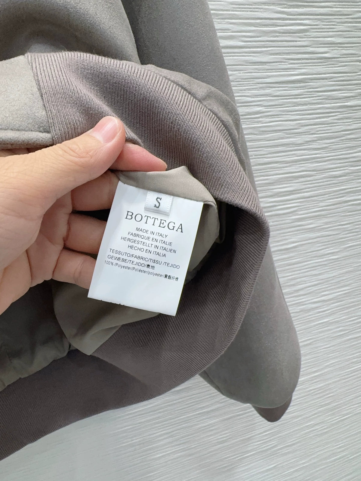 26New Collection: Long-Sleeve Jacket with a Knitted Collar (Grey)