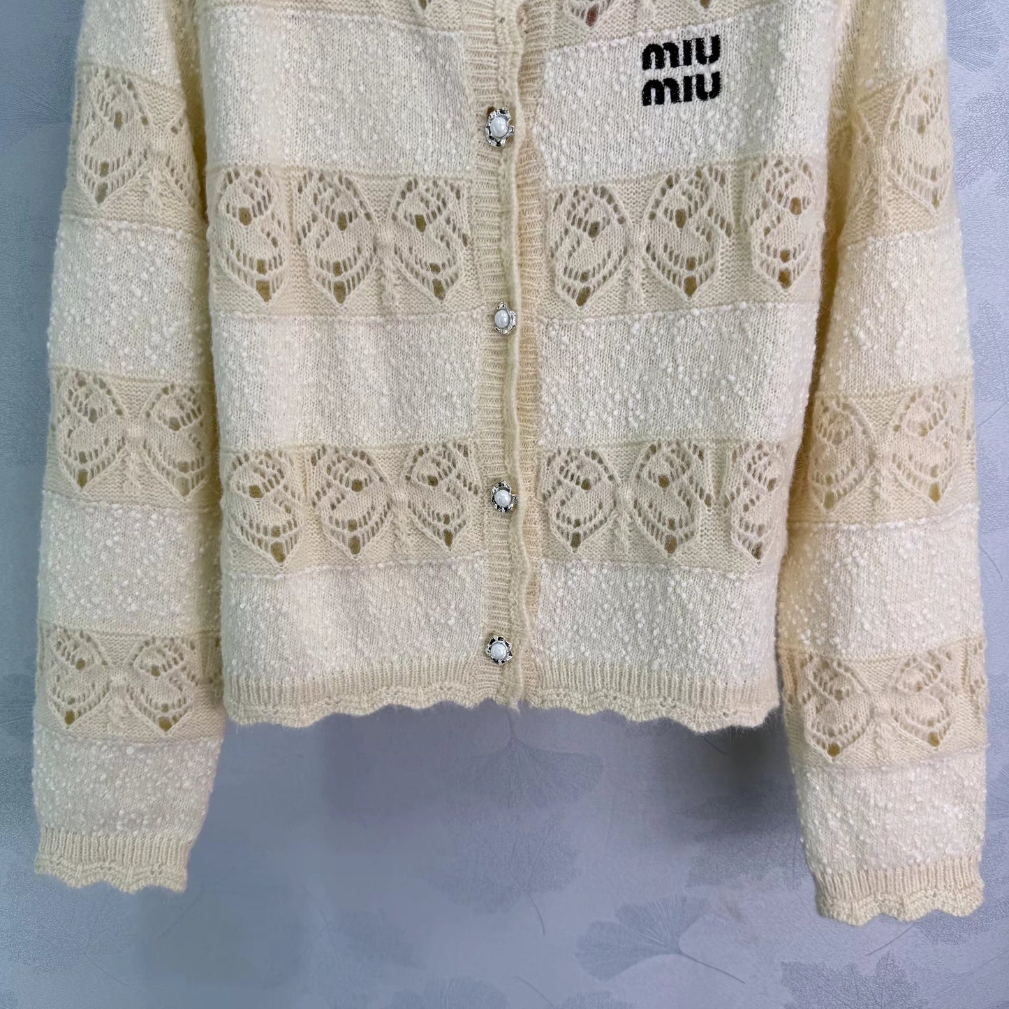 Openwork Knit Cardigan