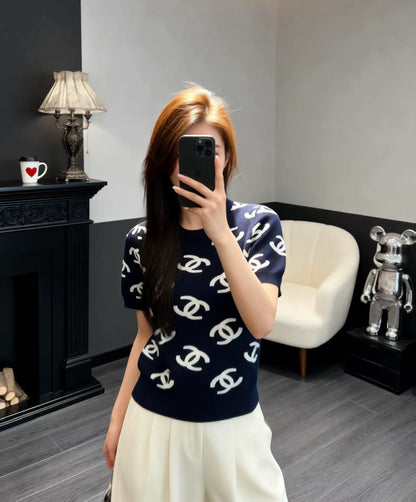 26ss Double C Logo T-shirt