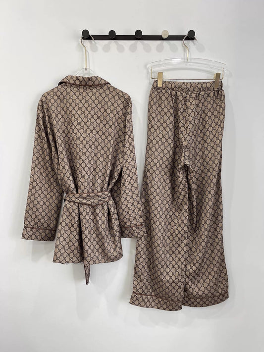 26ss robe-style cardigan + trousers