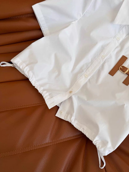 26ss H-patterned T-shirt