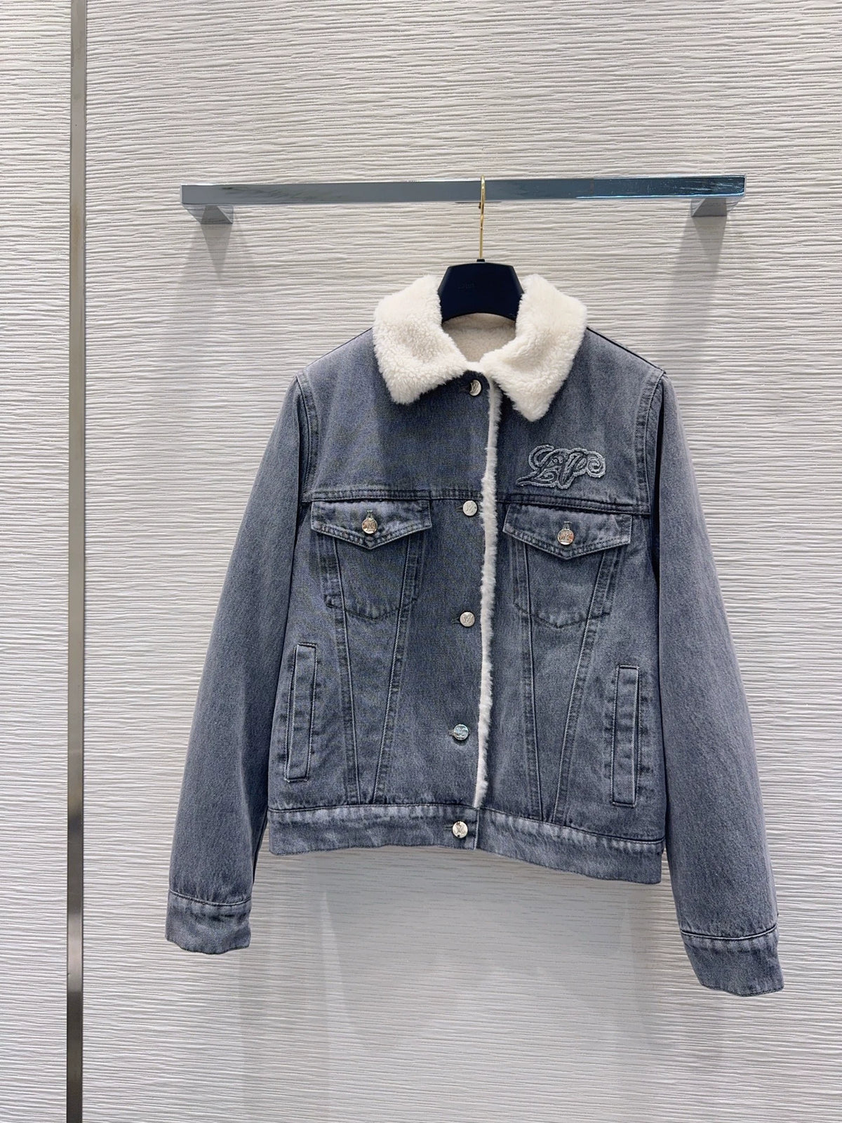 26New Long-Sleeve Jacket and Trousers Denim Set