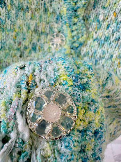 Mohair Blend Knitted Vest