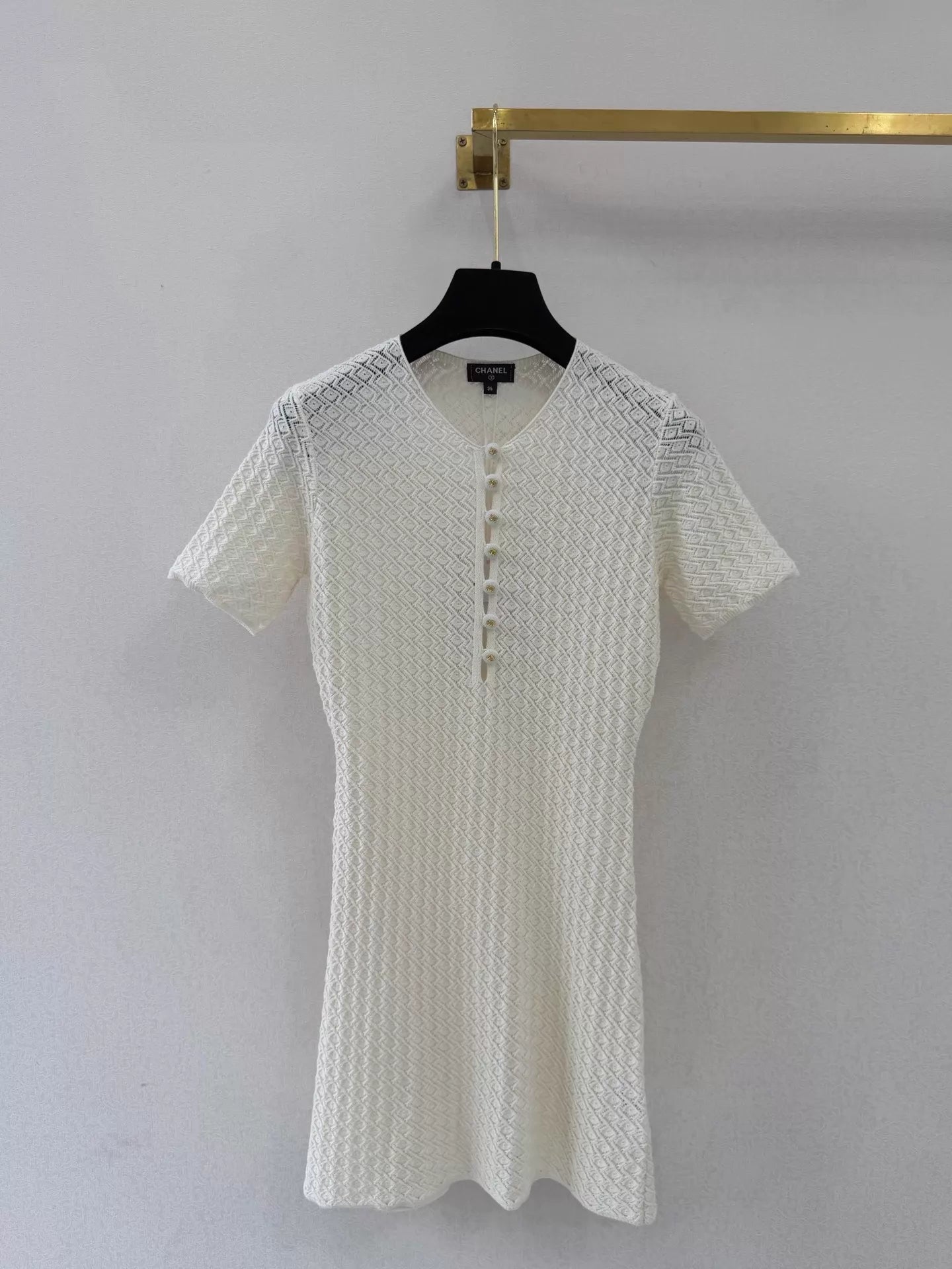 26ss Button Round Neck T-Shirt/Dress