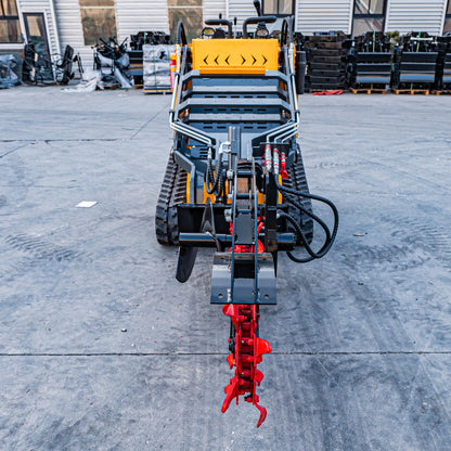 MMS Skid Steer Hydraulic Excavator Trencher,26-Tine Trencher