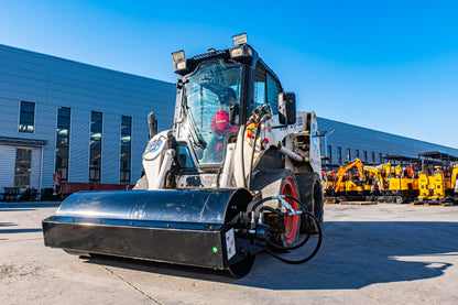 MMS Skid Steer Attachments Vibratory Roller 59" Compactor Attachment for Skid Steer Loader