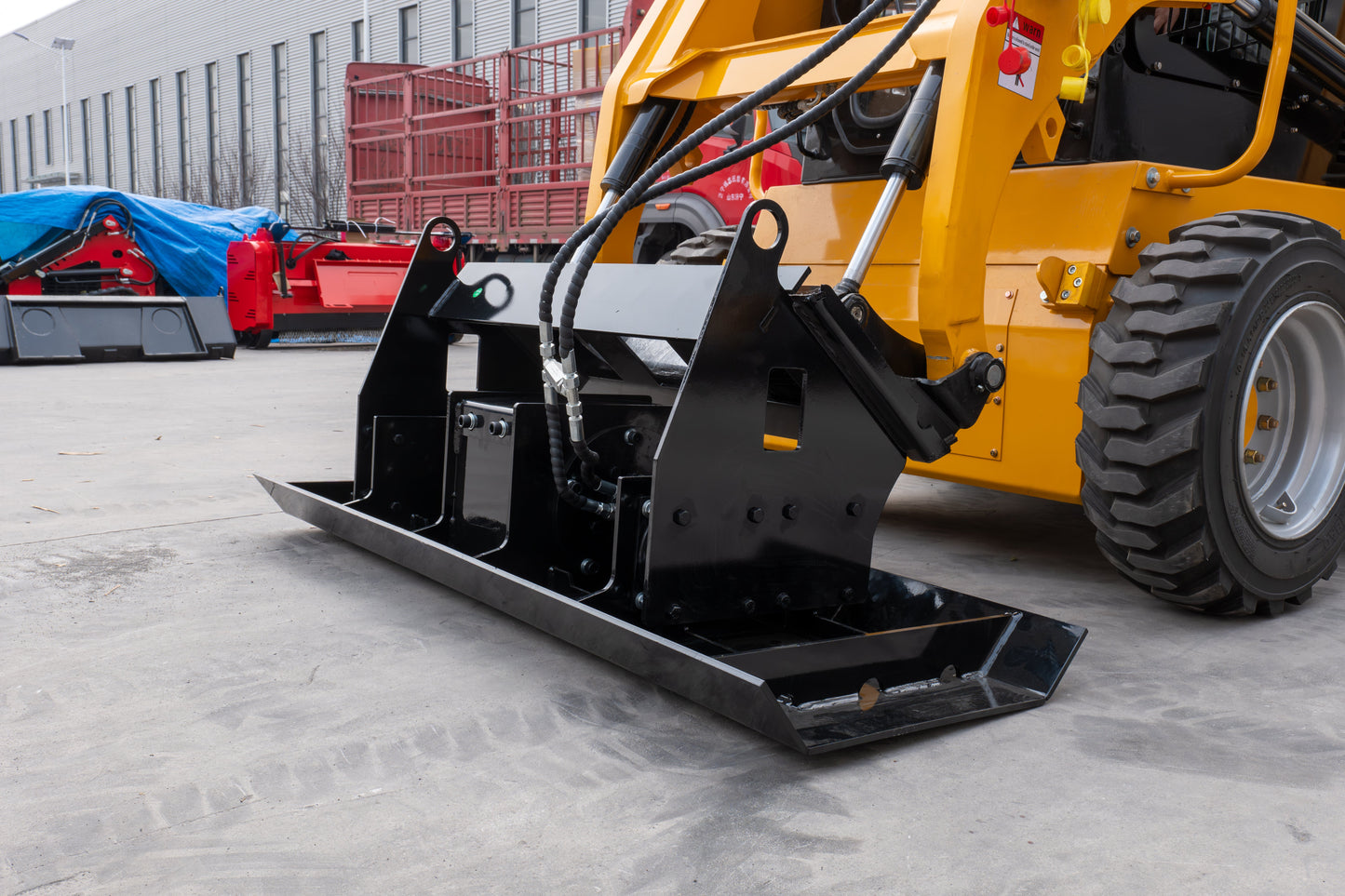 MMS Road Vibratory flat Plate Compactor for Skid Steer Loader
