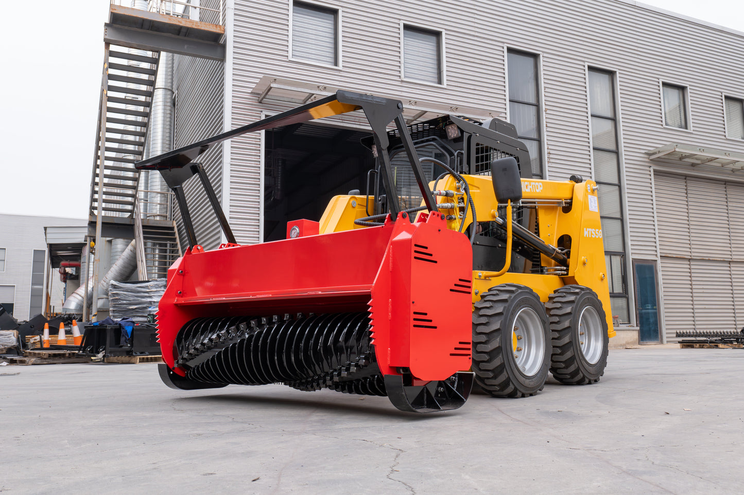 MMS 72" Mulcher Attachment for Skid Steer Loader