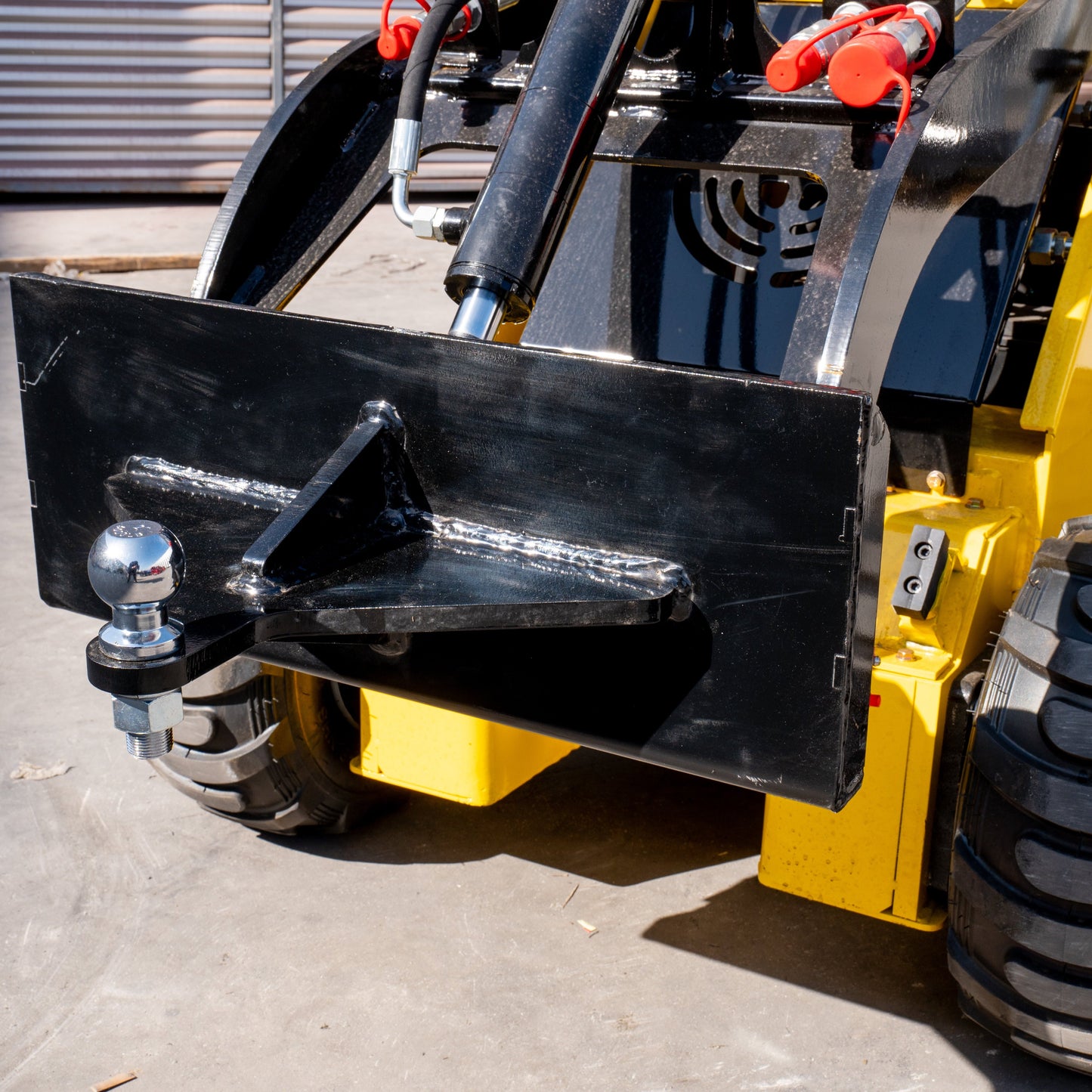 MMS Skid Steer Trailer Receiver Hitch Attachment