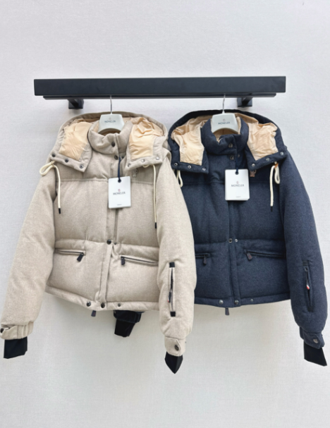 Moncler/26 Fall/Winter Latest Detachable Sleeve Down Puffer Jacket