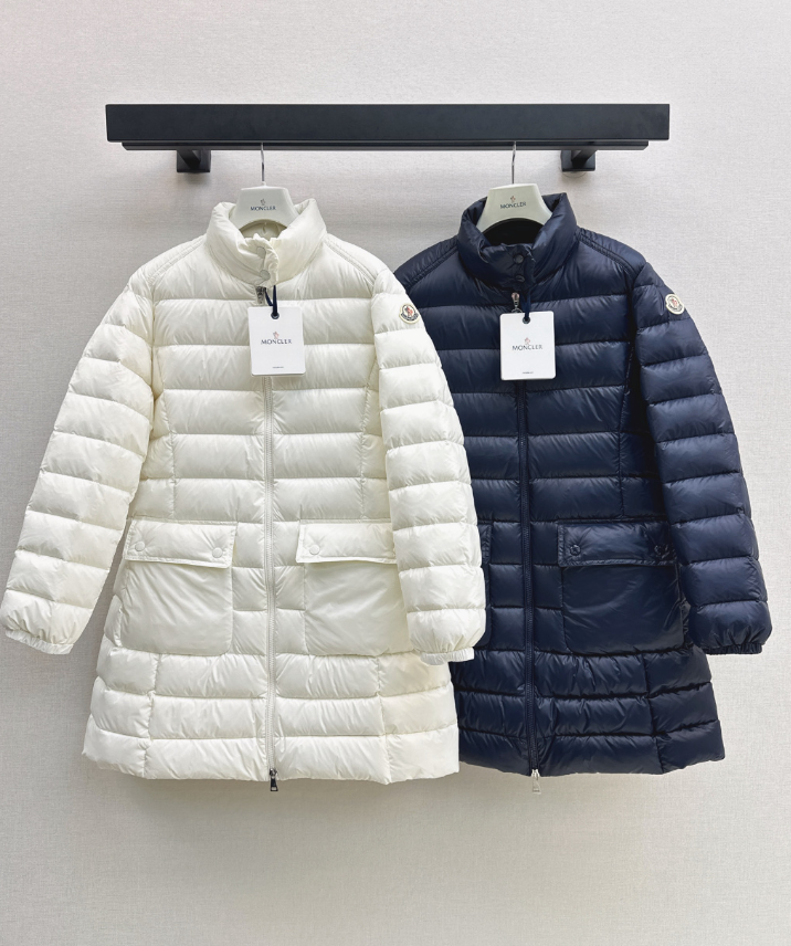 26Latest Autumn/Winter Mid-Length Stand-Collar Down Coat