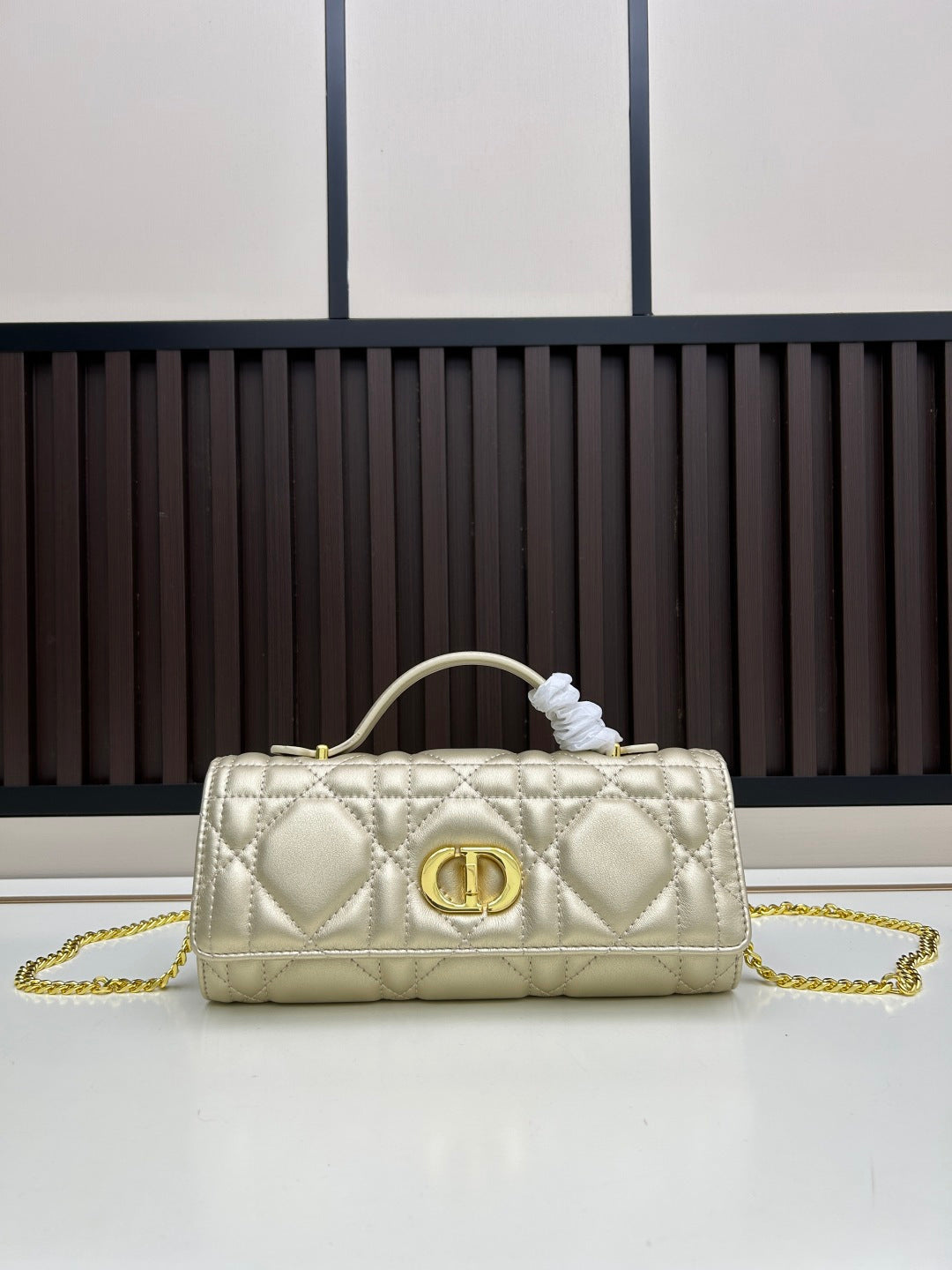 2026 Miss Caro Top Handle Pouch 24cm Lambskin