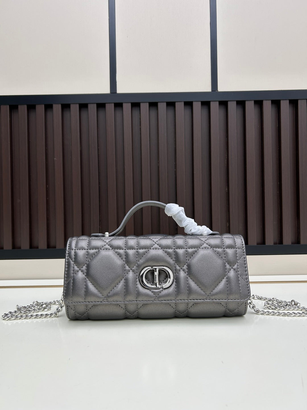 2026 Miss Caro Top Handle Pouch 24cm Lambskin