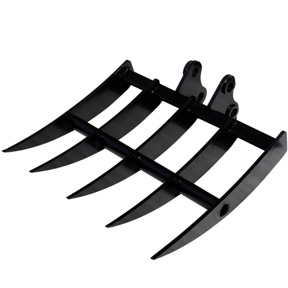 MMS Narrow Bucket Ripper Rake Auger Total  8 pcs Attachment for Mini Excavator