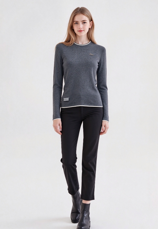 26Long-Sleeve Top with New Logo
