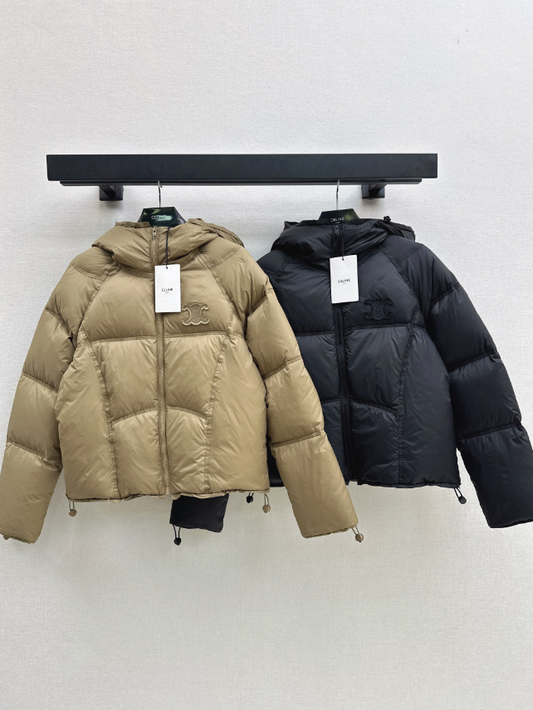 Celine/26 Fall/Winter Latest Casual Hooded Down Jacket