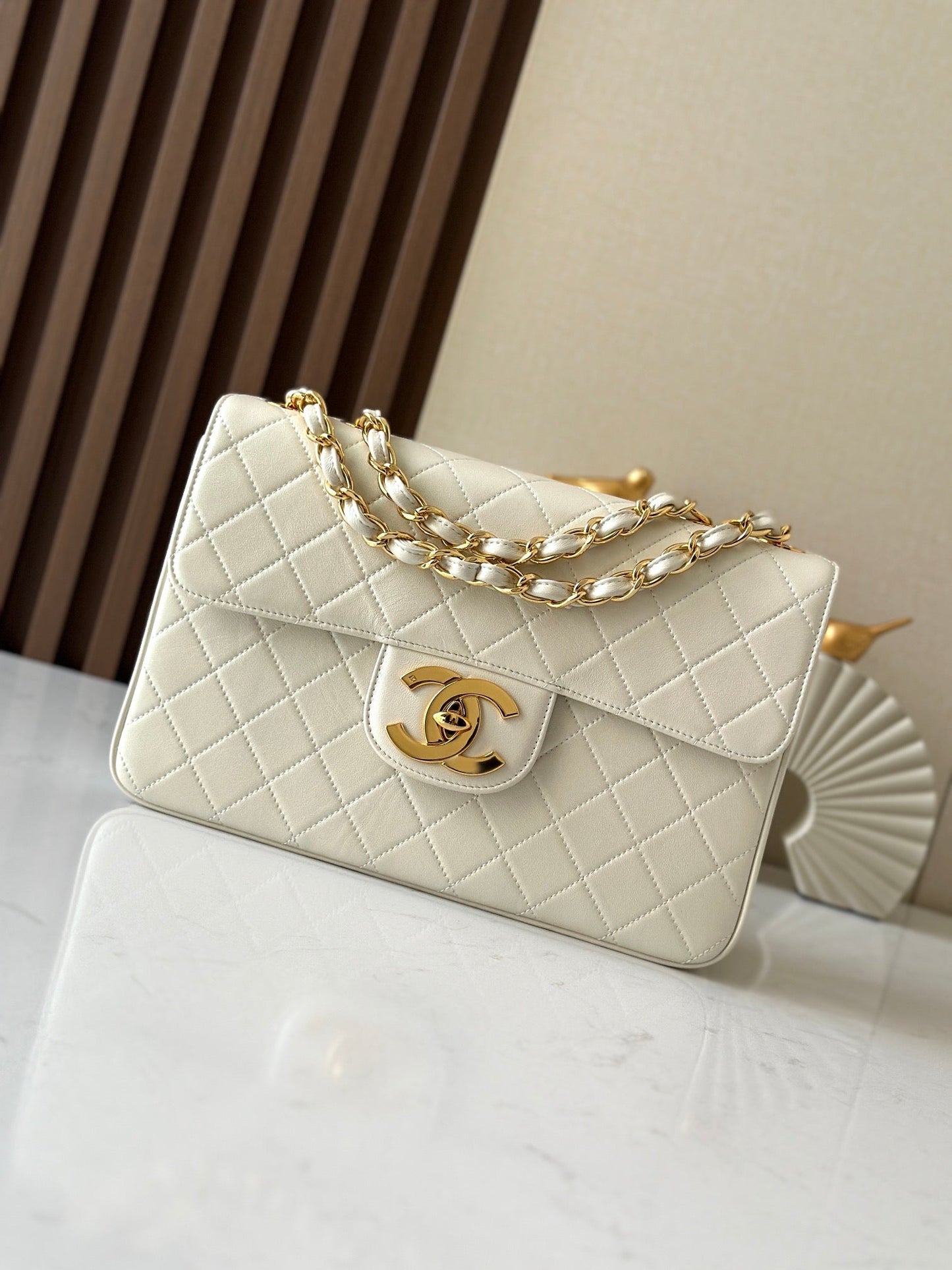 Chanel 2026 Classic Flap Bag 30cm Lambskin Gold Hardware