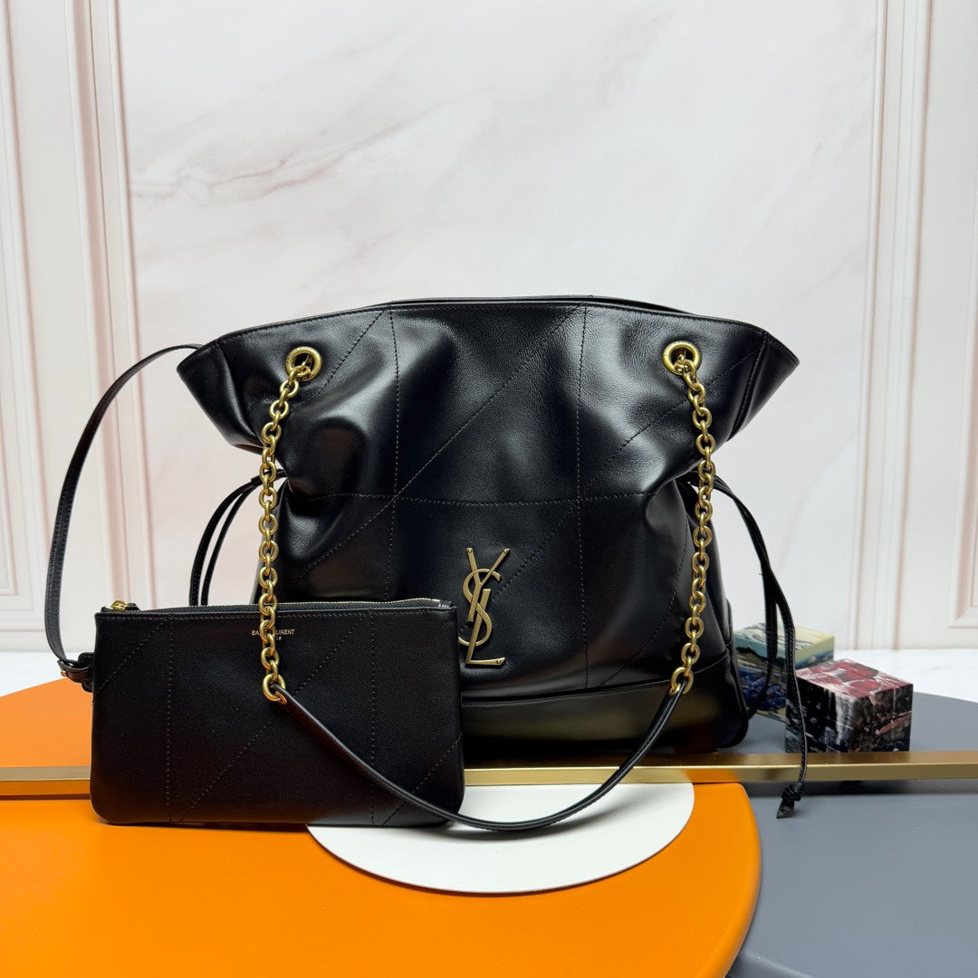YSL 2026 Jamie Shopping Bag 34cm Suede And Calfskin