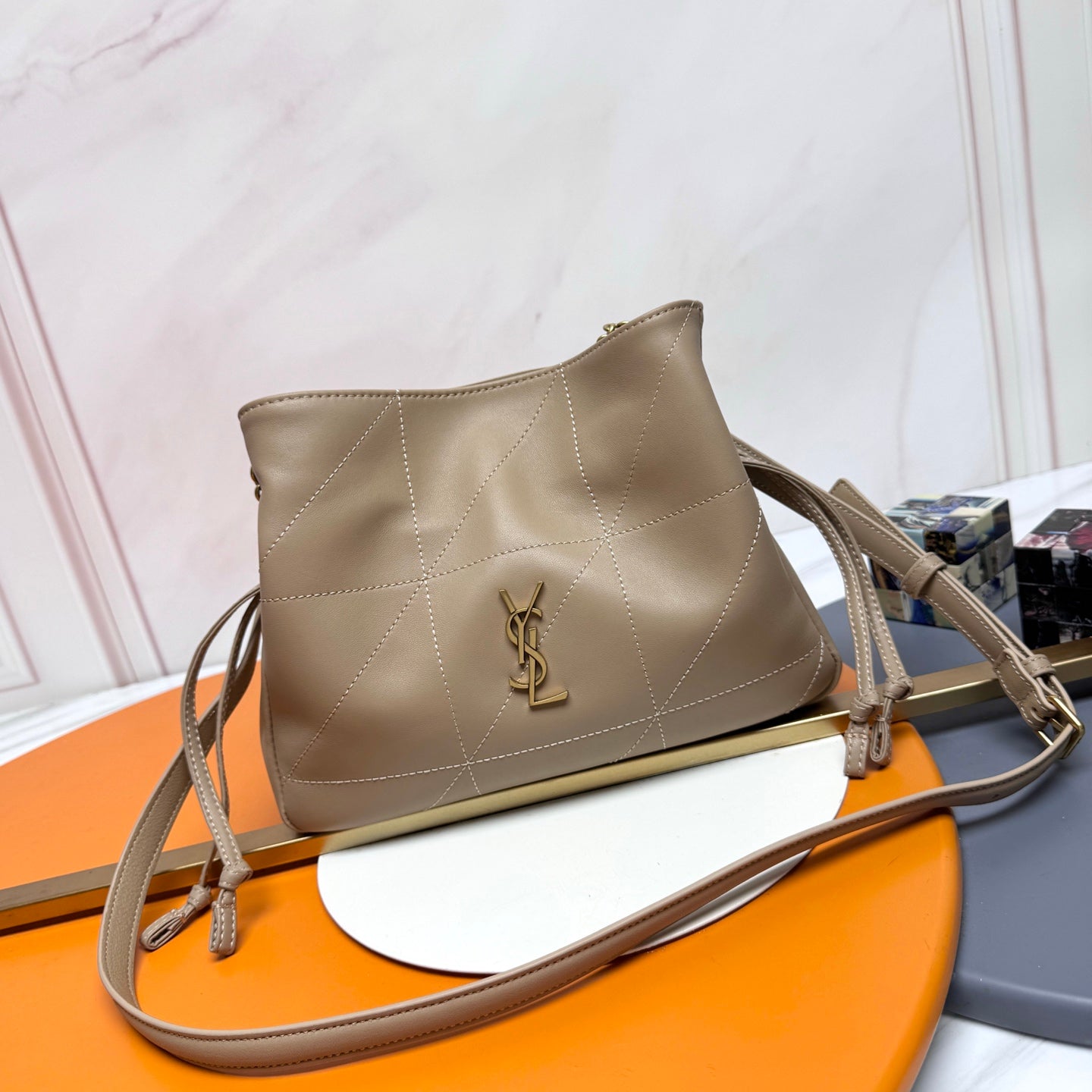 YSL 2026 Jamie Shoulder Bag 26cm Suede And Calfskin