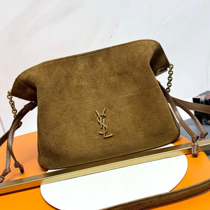 YSL 2026 Jamie Shoulder Bag 26cm Suede And Calfskin