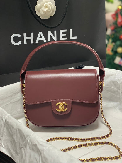 Chanel 2026 Flap Bag 17cm Lambskin Gold Hardware