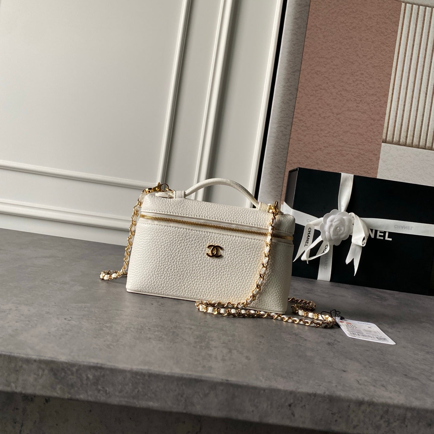 Chanel 2026 Vanity Bag 19.5cm Grained Calfskin