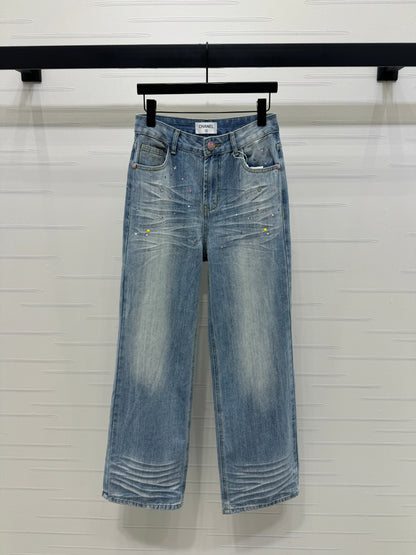 25 Early Autumn Heavy Color Hot Diamond Straight Jeans!
