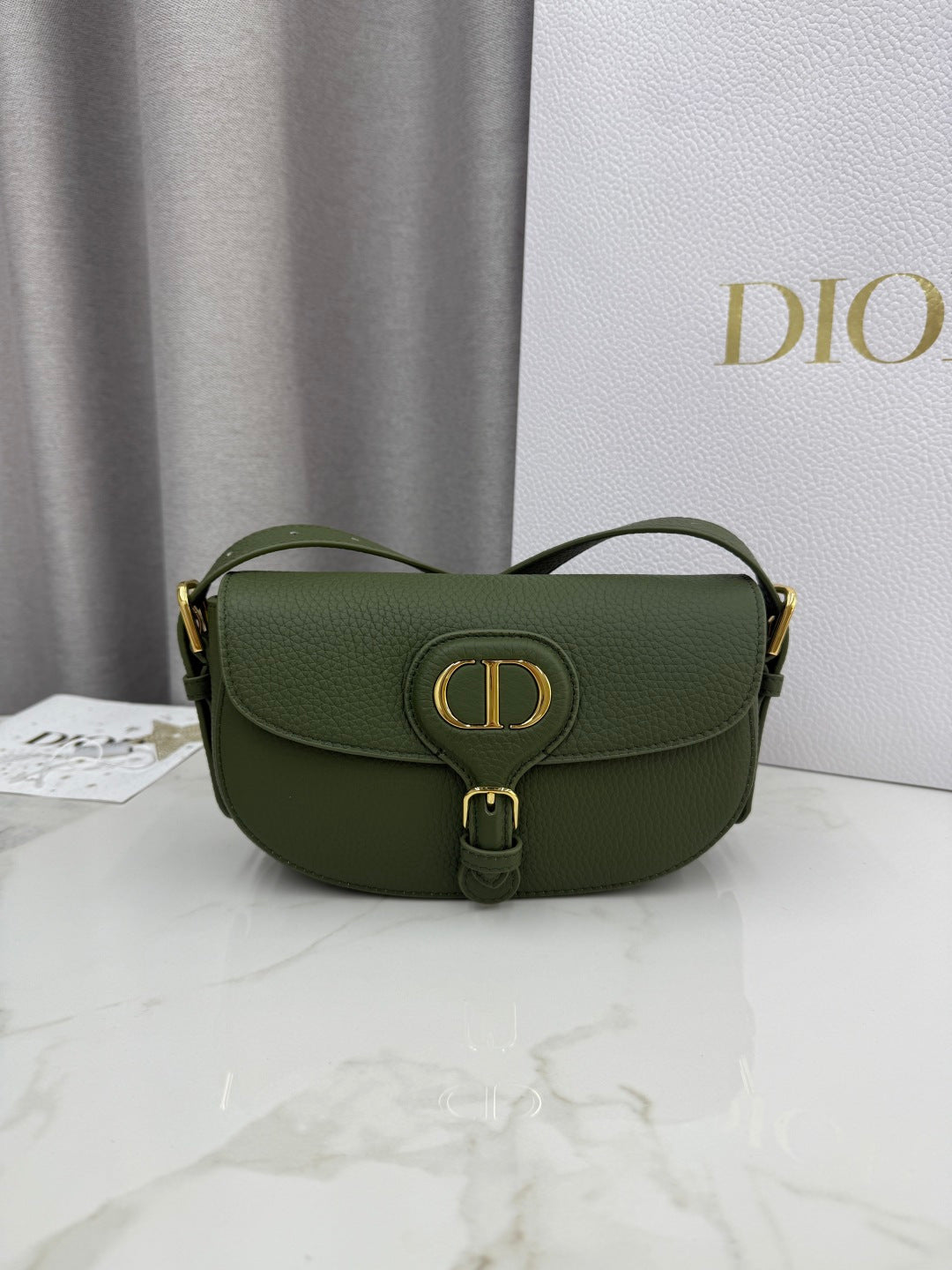 Dior 2026 Bobby East-West Bag 21cm Multicolors Fabric and Grained Calfskin