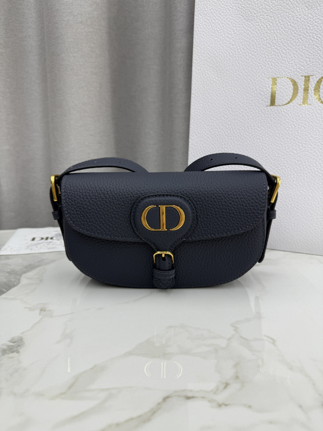Dior 2026 Bobby East-West Bag 21cm Multicolors Fabric and Grained Calfskin
