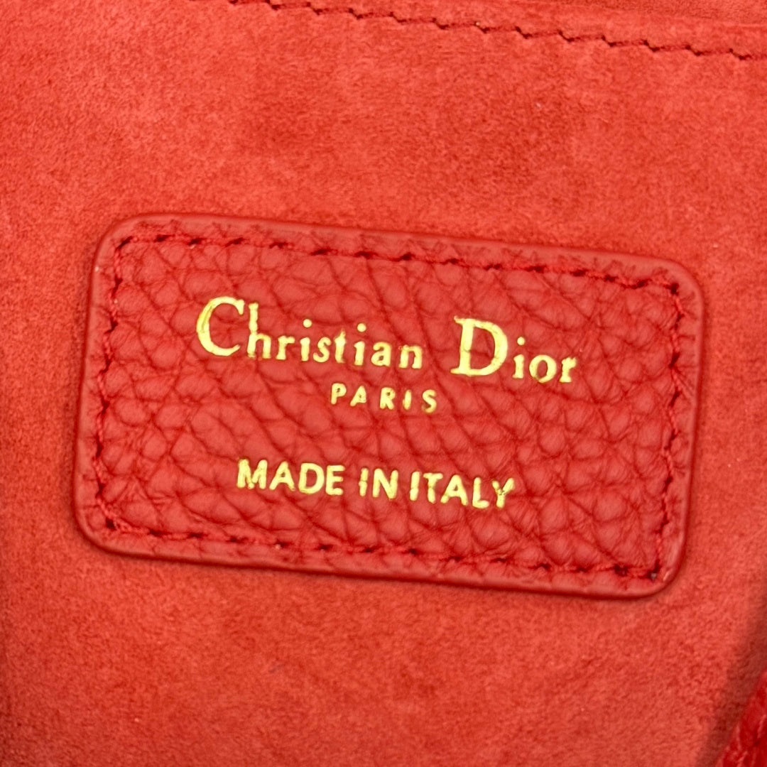 Dior 2026 Bobby East-West Bag 21cm Multicolors Fabric and Grained Calfskin