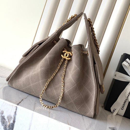 2026 Hobo Bag 22cm And 30cm Suede Leather