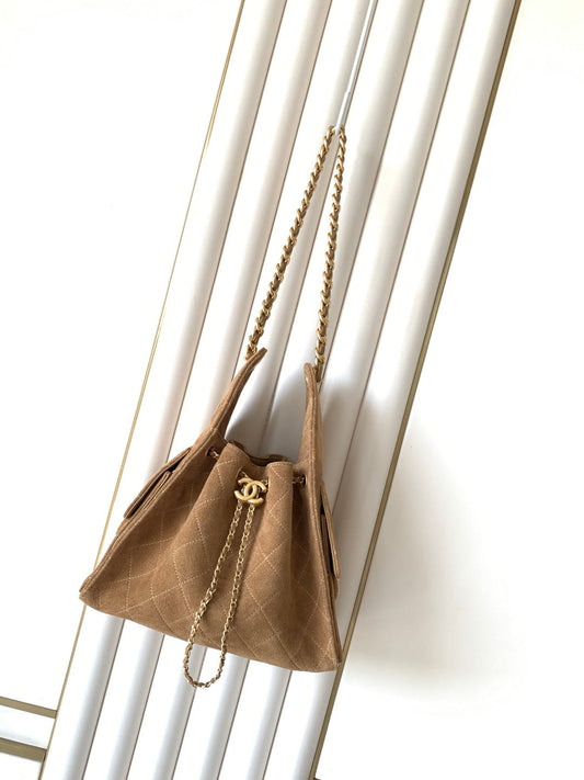 2026 Hobo Bag 22cm And 30cm Suede Leather