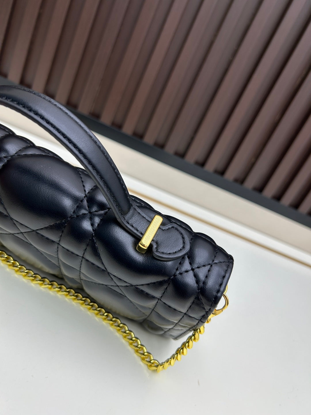 2026 Miss Caro Top Handle Pouch 24cm Lambskin