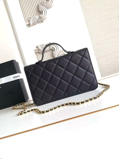 Chanel 2026 Flap Bag 24cm Pebbled Calfskin