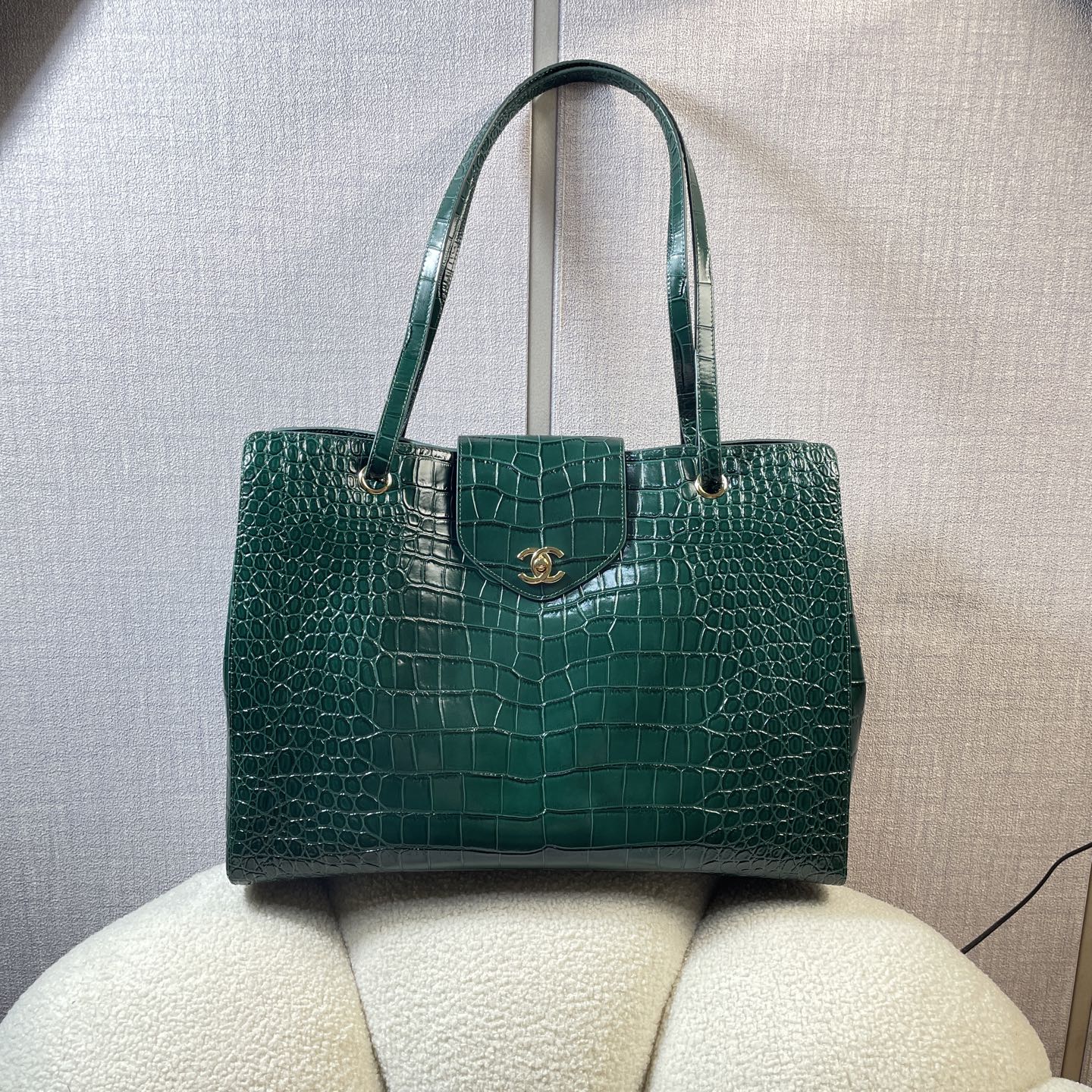 Chanel 2026 Large Shopping Bag 46cm Calfskin