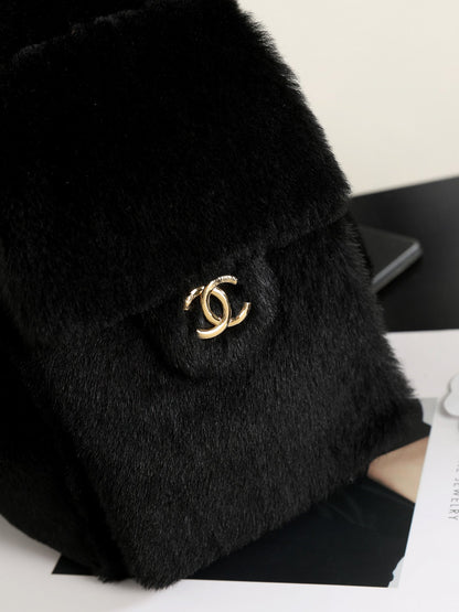 Chanel 2026 Hobo Bag 30cm Black Ponyhair
