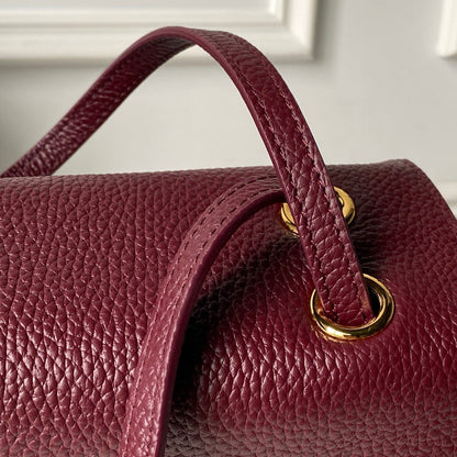 Chanel 2026 Maxi Bag 32cm Burgundy Calfskin Gold Hardware