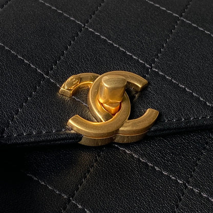 Chanel 2026 Flap Bag 29cm Black Calfskin with Gold Hardware