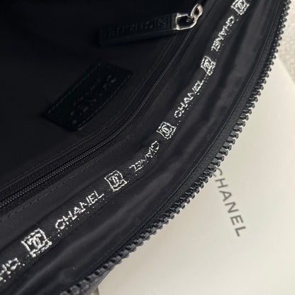 Chanel 2026 Backpack 28cm Black Fabric